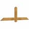 Ekena Millwork Eugene Rough Sawn Timber Gable Bracket, Western Red Cedar, 60"W x 20"H x 2"D x 4"F, 8/12 Pitch GBW060X20X0204EUG00RWR - alternate 2